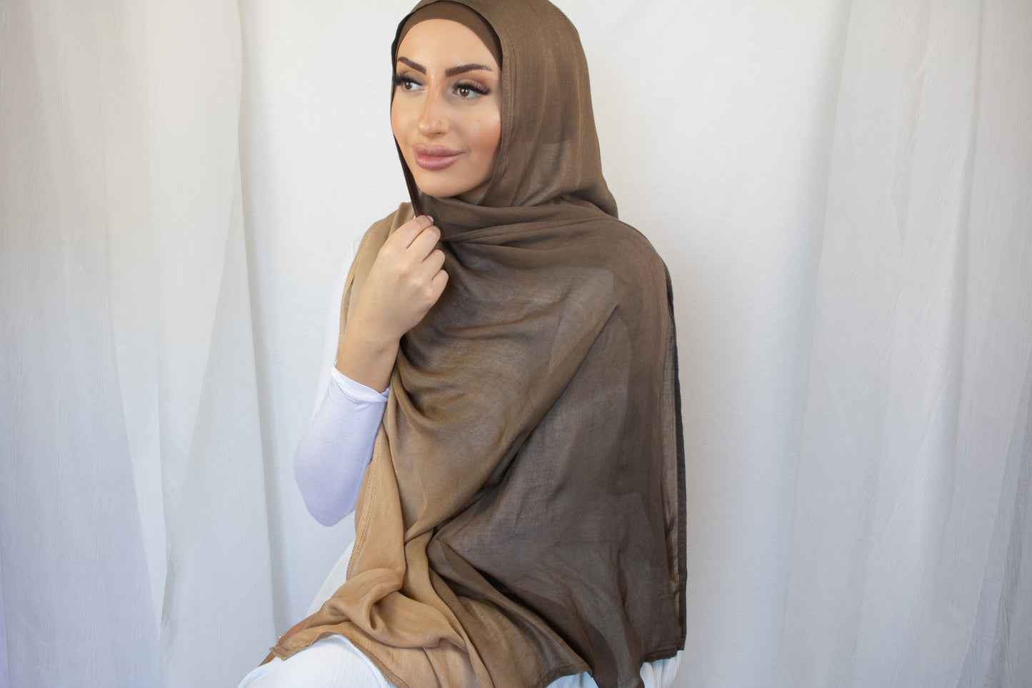 Toffee Ombré hijab