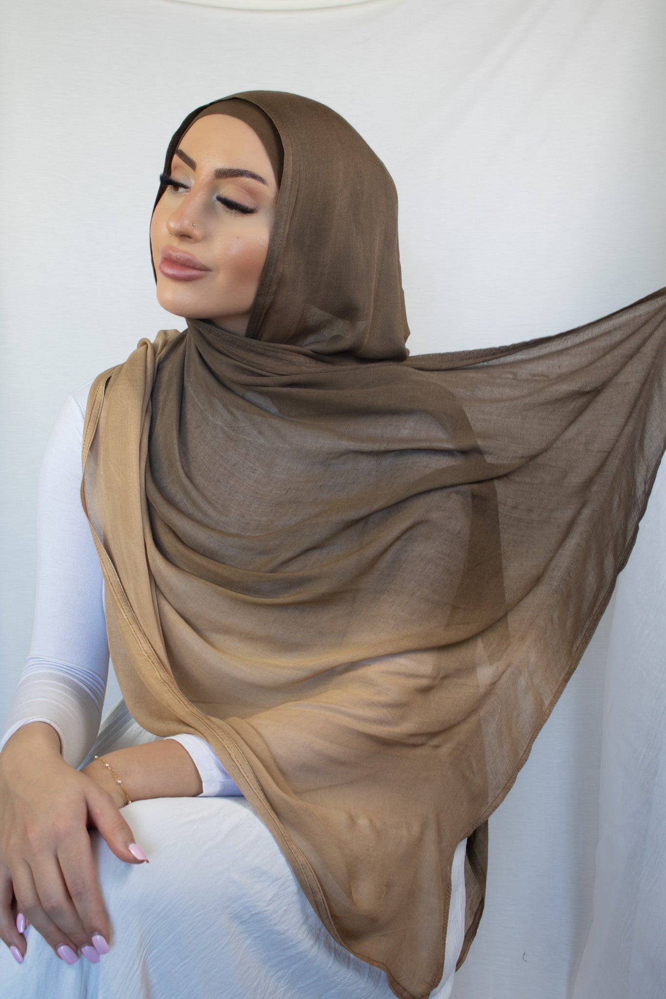 Toffee Ombré hijab