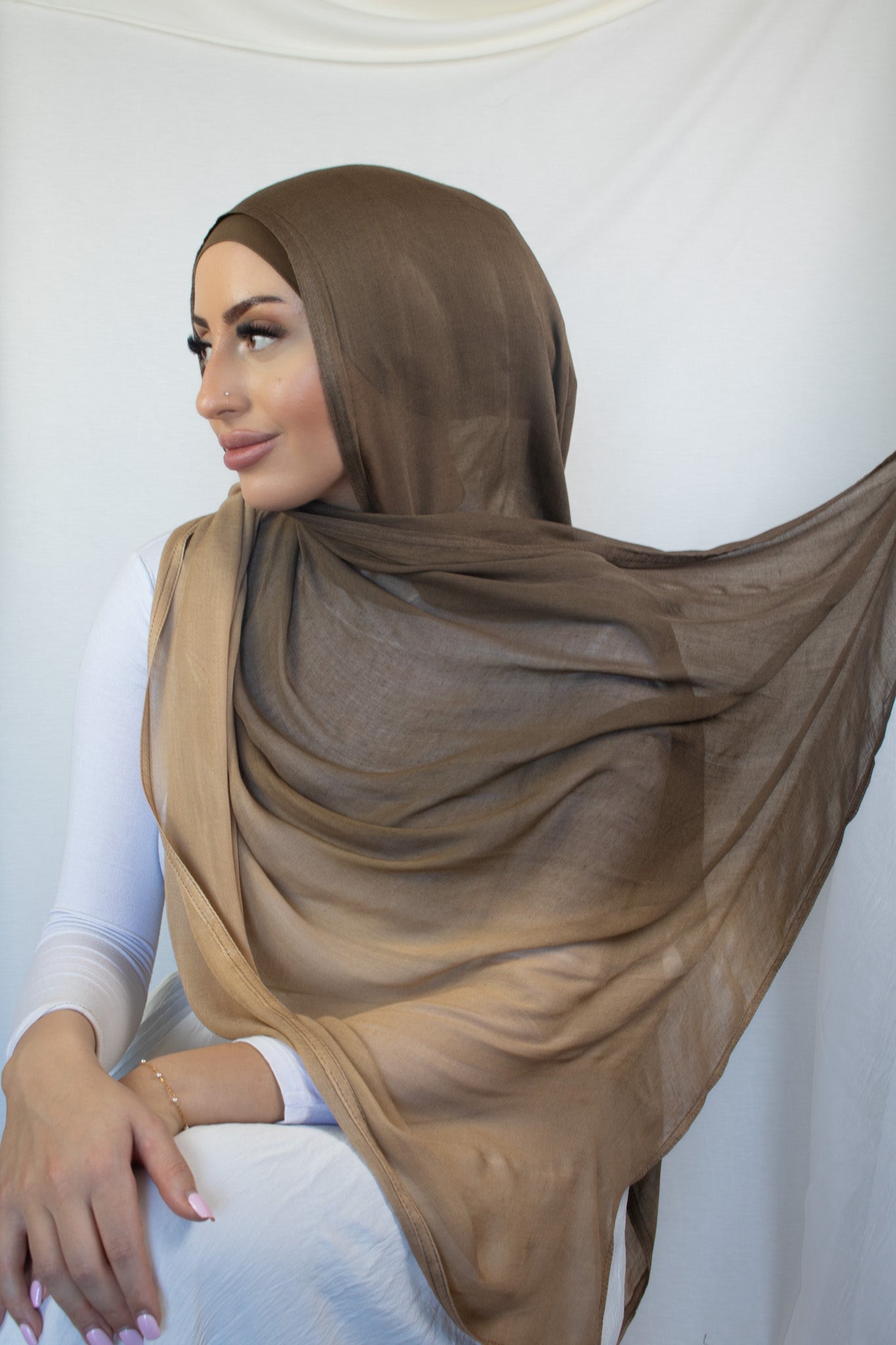 Toffee Ombré hijab