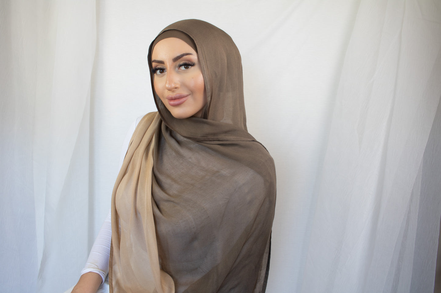 Toffee Ombré hijab